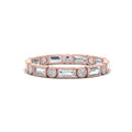 Thumbnail 25 - Baguette Round Bezel Eternity Band