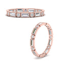 Thumbnail 26 - Baguette Round Bezel Eternity Band