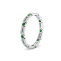 Thumbnail 63 - Baguette Round Bezel Eternity Band