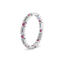 Thumbnail 59 - Baguette Round Bezel Eternity Band