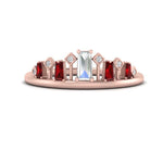 Load image into Gallery viewer, baguette-ruby-band-for-solitaire-ring-in-rose-gold-FD9810BGRUDRANGEL3-NL-RG.jpg
