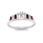 Load image into Gallery viewer, baguette-ruby-band-for-solitaire-ring-in-white-gold-FD9810BGRUDRANGEL3-NL-WG.jpg
