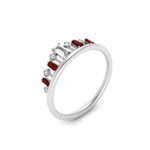 Load image into Gallery viewer, baguette-ruby-band-for-solitaire-ring-in-white-gold-FD9810BGRUDRANGEL3-NL-WG.jpg
