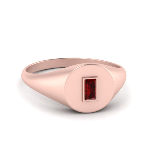 Baguette Signet Ring