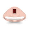 Load image into Gallery viewer, Baguette Signet Ring