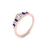 Load image into Gallery viewer, baguette-sapphire-band-for-solitaire-ring-in-rose-gold-FD9810BGSABLANGEL3-NL-RG.jpg
