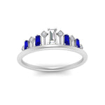 Load image into Gallery viewer, baguette-sapphire-band-for-solitaire-ring-in-white-gold-FD9810BGSABLANGEL3-NL-WG.jpg
