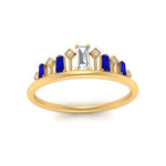 Load image into Gallery viewer, baguette-sapphire-band-for-solitaire-ring-in-yellow-gold-FD9810BGSABLANGEL3-NL-YG.jpg
