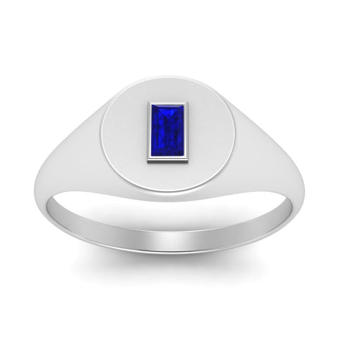Baguette Signet Ring