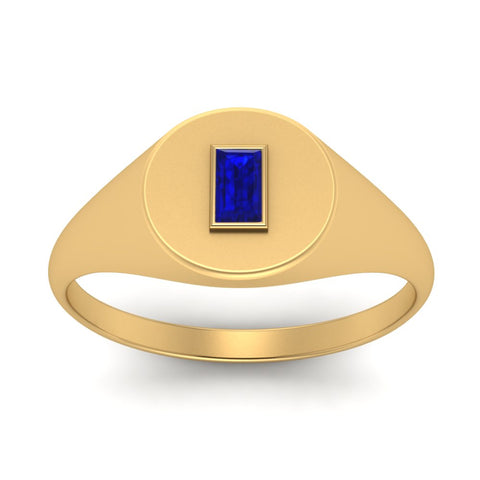 Baguette Signet Ring