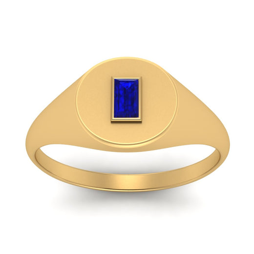 Baguette Signet Ring