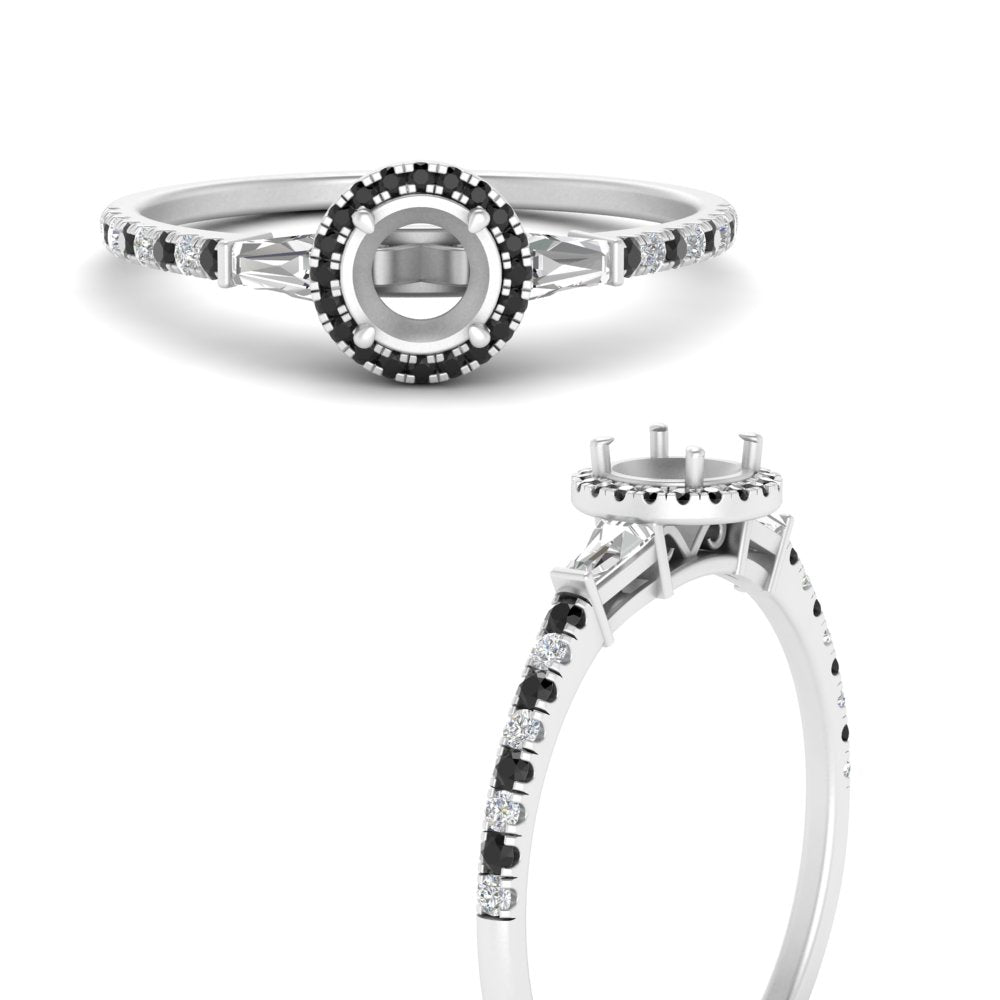 baguette-semi-mount-halo-accented-black-diamond-engagement-ring-in-white-gold-FD10047SMRGBLACKANGLE3-NL-WG