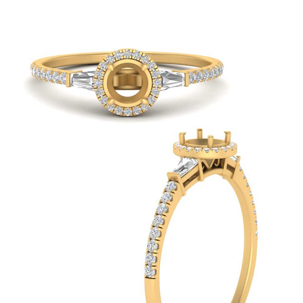 baguette-semi-mount-halo-accented-diamond-engagement-ring-in-yellow-gold-FD-10047SMRANGLE3-NL-YG