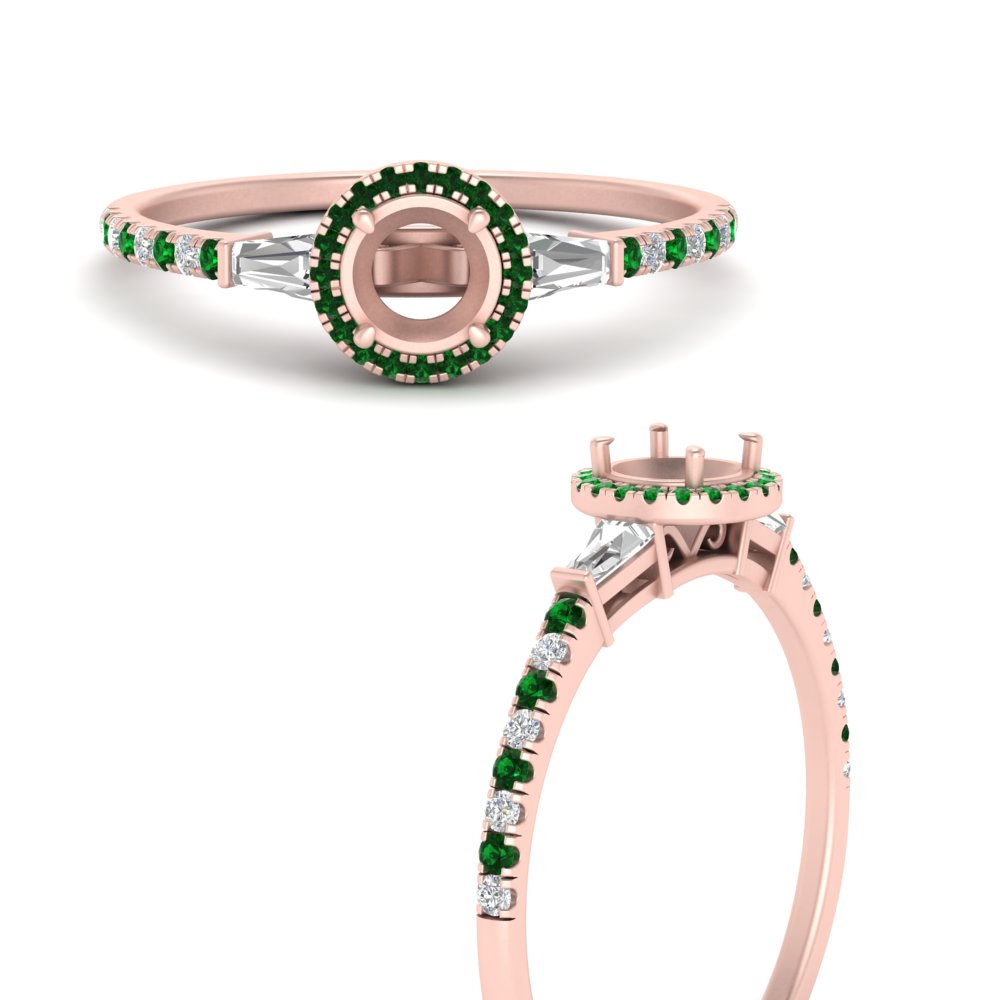baguette-semi-mount-halo-accented-emerald-engagement-ring-in-rose-gold-FD10047SMRGEMGRANGLE3-NL-RG