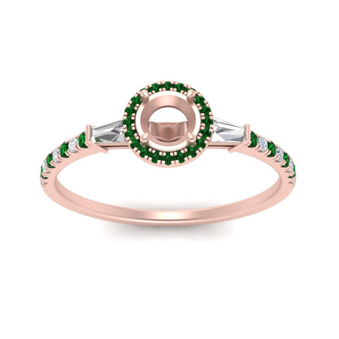baguette-semi-mount-halo-accented-emerald-engagement-ring-in-rose-gold-FD10047SMRGEMGRANGLE5-NL-RG