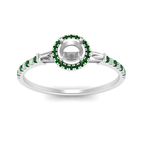 baguette-semi-mount-halo-accented-emerald-engagement-ring-in-white-gold-FD10047SMRGEMGRANGLE5-NL-WG