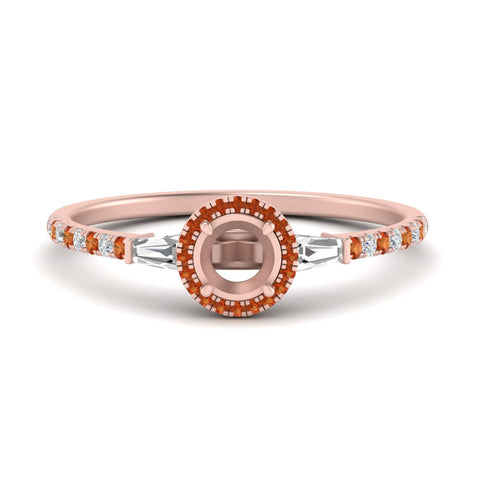 baguette-semi-mount-halo-accented-orange-sapphire-engagement-ring-in-rose-gold-FD10047SMRGSAOR-NL-RG