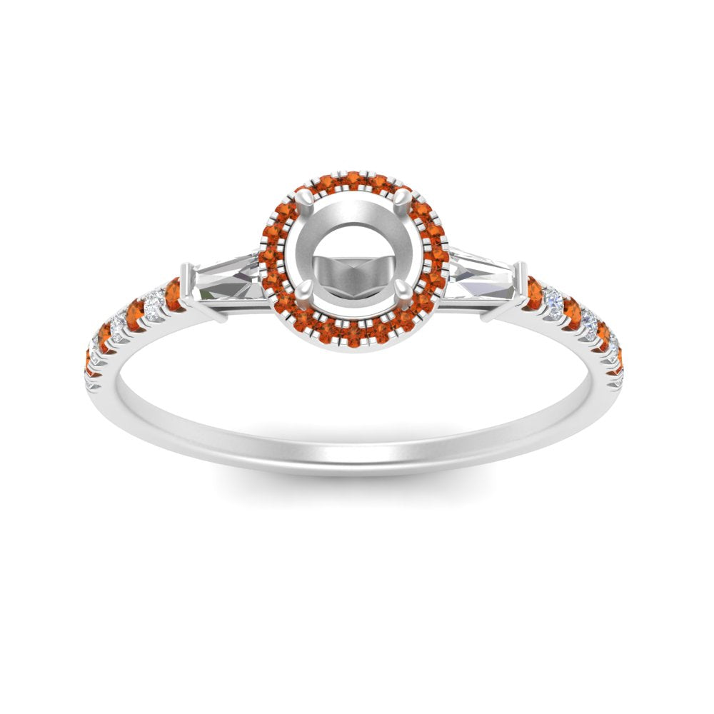 baguette-semi-mount-halo-accented-orange-sapphire-engagement-ring-in-white-gold-FD10047SMRGSAORANGLE5-NL-WG