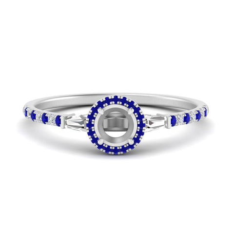 baguette-semi-mount-halo-accented-sapphire-engagement-ring-in-white-gold-FD10047SMRGSABL-NL-WG