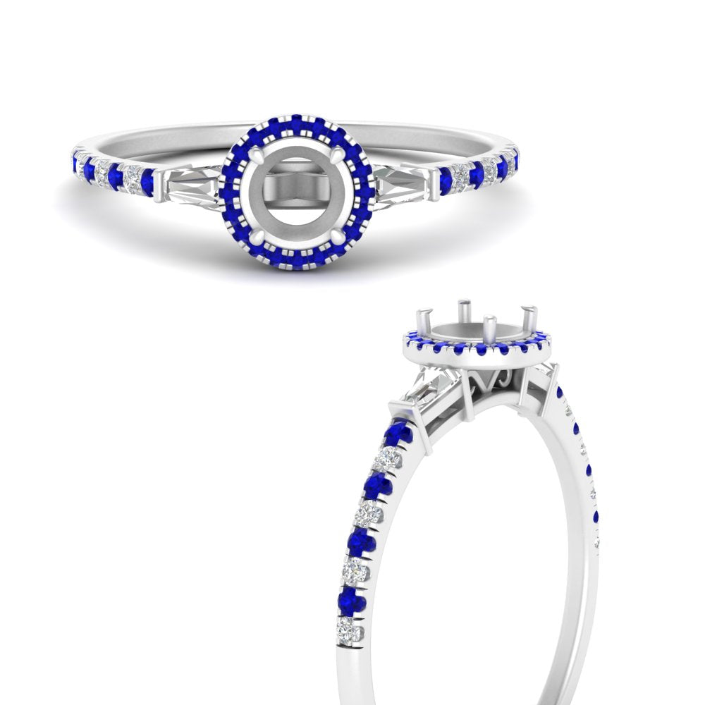 baguette-semi-mount-halo-accented-sapphire-engagement-ring-in-white-gold-FD10047SMRGSABLANGLE3-NL-WG