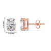 Load image into Gallery viewer, Stud Mens Earring Basket Oval Shaped