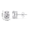 Load image into Gallery viewer, Stud Mens Earring Basket Oval Shaped