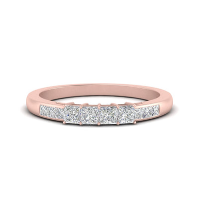 Basket Channel Set Wedding Band