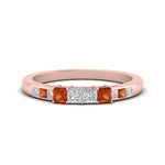 Load image into Gallery viewer, basket-channel-set-orange-sapphire-wedding-band-in-rose-gold-FDENS205BGSAOR-NL-RG.jpg
