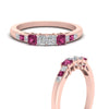 Load image into Gallery viewer, basket-channel-set-pink-sapphire-wedding-band-in-rose-gold-FDENS205BGSADRPI-NL-RG.jpg