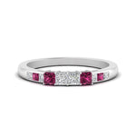 Load image into Gallery viewer, basket-channel-set-pink-sapphire-wedding-band-in-white-gold-FDENS205BGSADRPI-NL-WG.jpg
