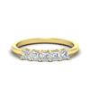 Load image into Gallery viewer, basket-prong-asscher-5-stone-diamond-band-in-yellow-gold-fdwb8008assleep-0.50ct-nl-yg.jpg?v=1773737947