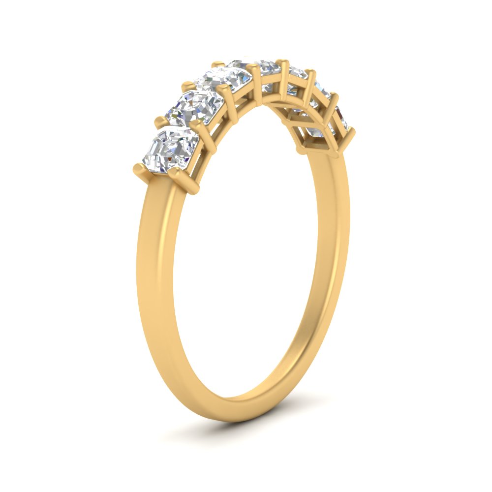 basket-prong-seven-asscher-cut-1-ct.-anniversary-ring-in-yellow-gold-FD10118B-0.15-ANGLE2-NL-YG
