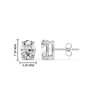 Load image into Gallery viewer, Stud Mens Earring Basket Oval Shaped