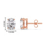 Load image into Gallery viewer, Stud Mens Earring Basket Oval Shaped