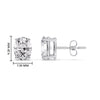 Load image into Gallery viewer, Stud Mens Earring Basket Oval Shaped
