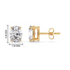 Load image into Gallery viewer, Stud Mens Earring Basket Oval Shaped