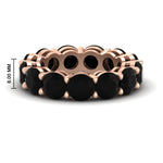Load image into Gallery viewer, basket-style-eternity-ring-with-10-carat-black-onyx-in-rose-gold-FD11249ROBGBLACK-10.00CT-NL-RG-HW