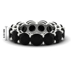 Load image into Gallery viewer, basket-style-eternity-ring-with-10-carat-black-onyx-in-white-gold-FD11249ROBGBLACK-10.00CT-NL-WG-HW