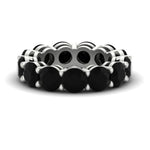 Load image into Gallery viewer, basket-style-eternity-ring-with-10-carat-black-onyx-in-white-gold-FD11249ROBGBLACK-10.00CT-NL-WG