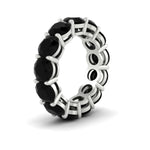 Load image into Gallery viewer, basket-style-eternity-ring-with-10-carat-black-onyx-in-white-gold-FD11249ROBGBLACKANGLE2-10.00CT-NL-WG