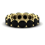 Load image into Gallery viewer, basket-style-eternity-ring-with-10-carat-black-onyx-in-yellow-gold-FD11249ROBGBLACK-10.00CT-NL-YG