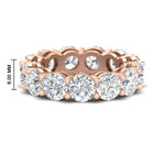 Load image into Gallery viewer, basket-style-eternity-ring-with-10-carat-diamond-in-rose-gold-FD11249ROB-10.00CT-NL-RG-HW
