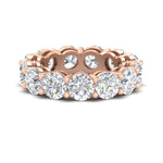 Load image into Gallery viewer, basket-style-eternity-ring-with-10-carat-diamond-in-rose-gold-FD11249ROB-10.00CT-NL-RG