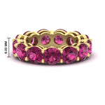 Load image into Gallery viewer, basket-style-eternity-ring-with-10-carat-pink-sapphire-in-yellow-gold-FD11249ROBGSADRPI-10.00CT-NL-YG-HW