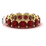 Load image into Gallery viewer, basket-style-eternity-ring-with-10-carat-ruby-in-yellow-gold-FD11249ROBGRUDR-10.00CT-NL-YG-HW