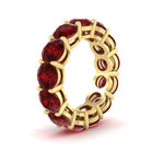 Load image into Gallery viewer, basket-style-eternity-ring-with-10-carat-ruby-in-yellow-gold-FD11249ROBGRUDRANGLE2-10.00CT-NL-YG