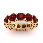 Load image into Gallery viewer, basket-style-eternity-ring-with-10-carat-ruby-in-yellow-gold-FD11249ROBGRUDRANGLE5-10.00CT-NL-YG
