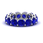 Load image into Gallery viewer, basket-style-eternity-ring-with-10-carat-sapphire-in-white-gold-FD11249ROBGSABL-10.00CT-NL-WG