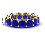Load image into Gallery viewer, basket-style-eternity-ring-with-10-carat-sapphire-in-yellow-gold-FD11249ROBGSABL-10.00CT-NL-YG-HW