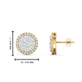 Thumbnail 5 - beautiful-1-carat-cluster-circle-2-tone-stud-earrings-in-yellow-gold-FDEAR10842ANGLE1-NL-2-YG